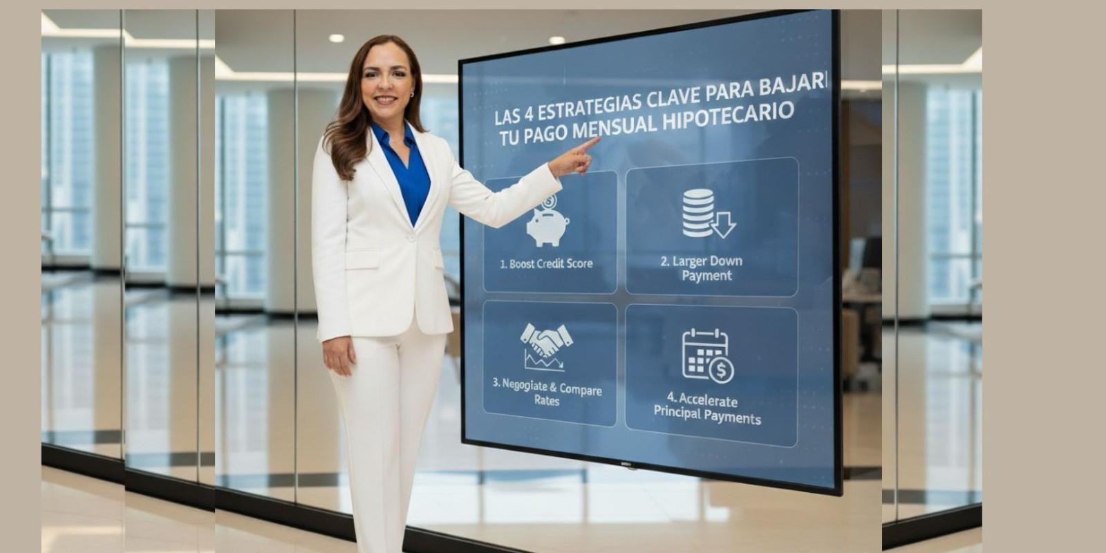 Las 4 Estrategias Clave para Bajar tu Pago Mensual Hipotecario