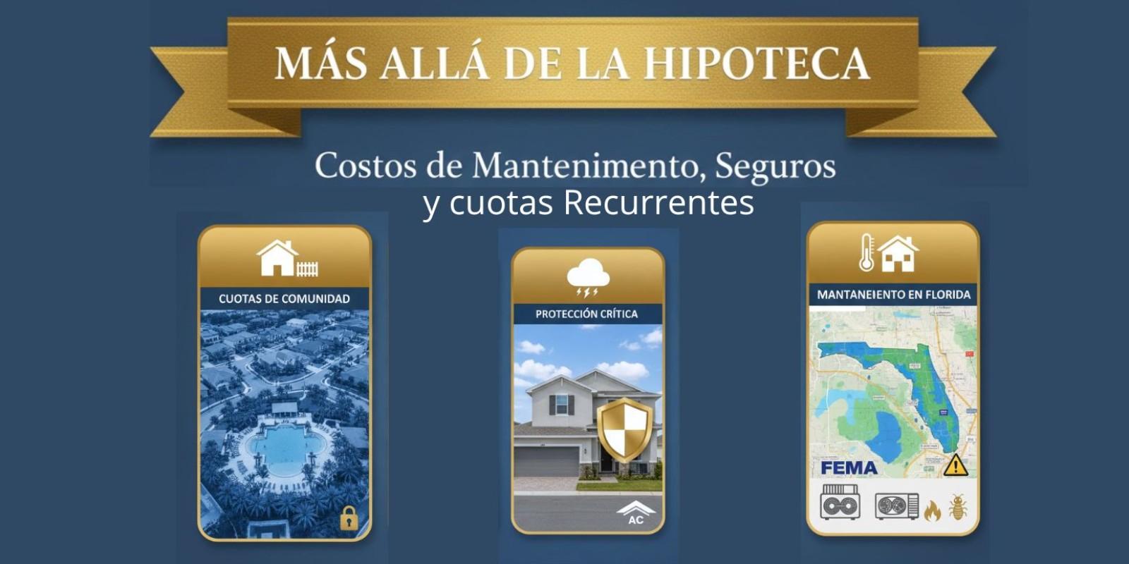 🛠️ Más Allá de la Hipoteca: Costos de Mantenimiento, Seguros y Cuotas Recurrentes